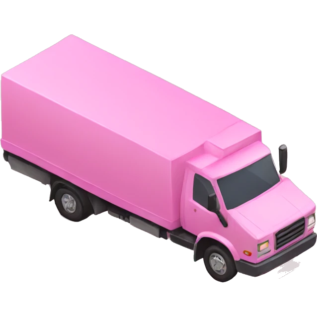 Pink delivery track emoji  emoji