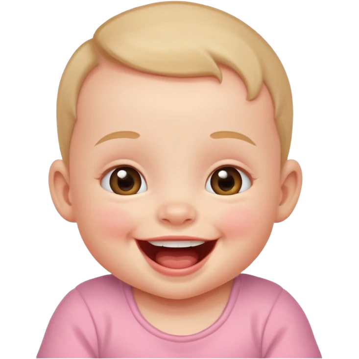 Bébé qui rigole emoji