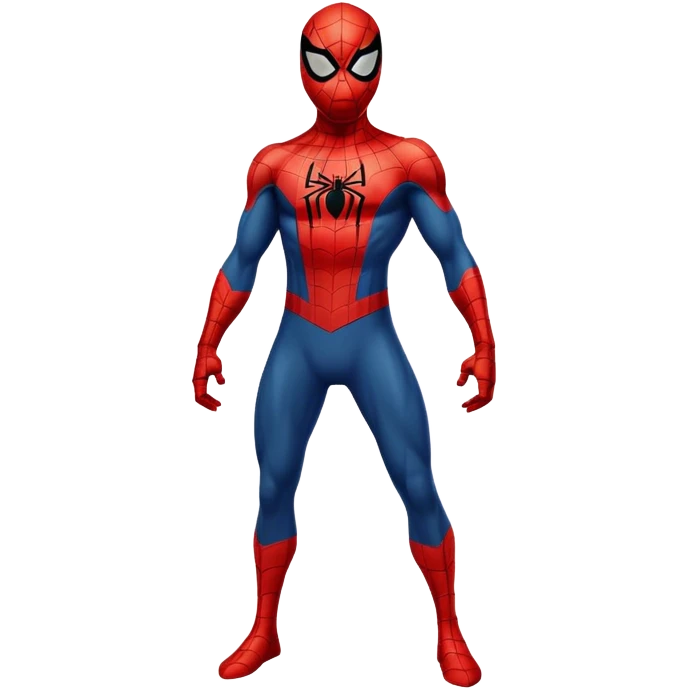 Full body spiderman with mask emoji