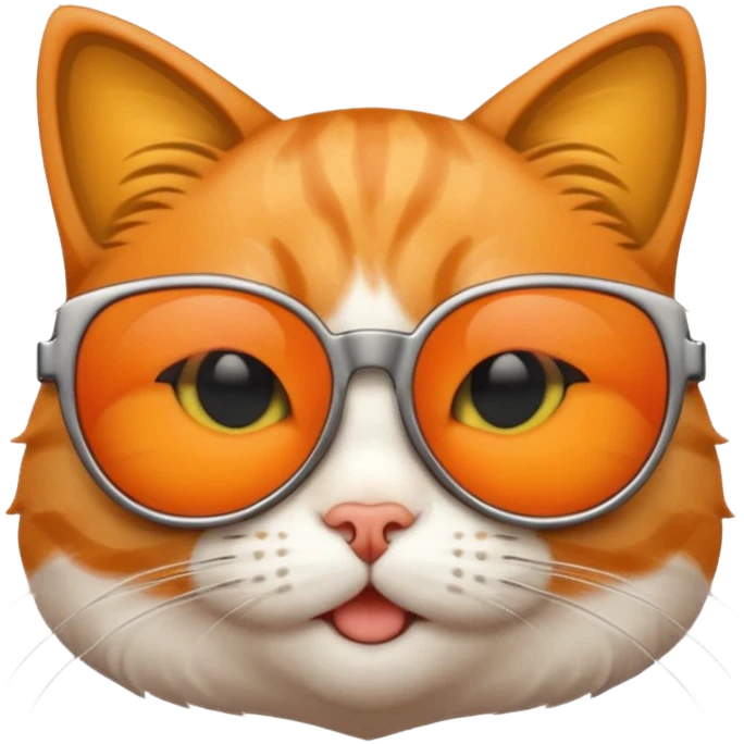 Cat with sunglasses  emoji