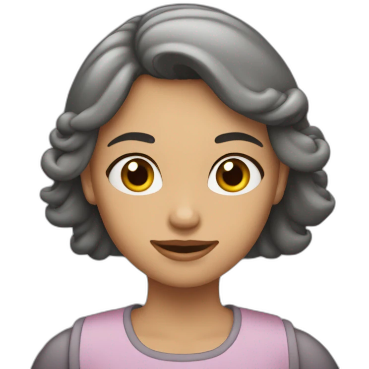 mujer con las manos en la cara emoji