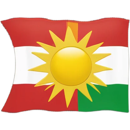 kurdistan flag emoji