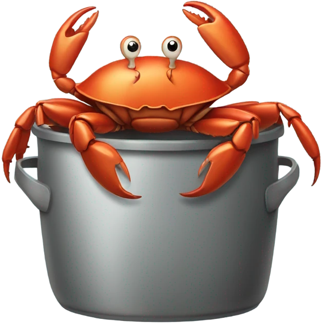 Crab in a pot emoji
