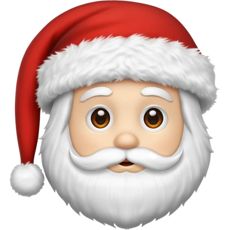 gorro do papai noel, apenas o gorro emoji