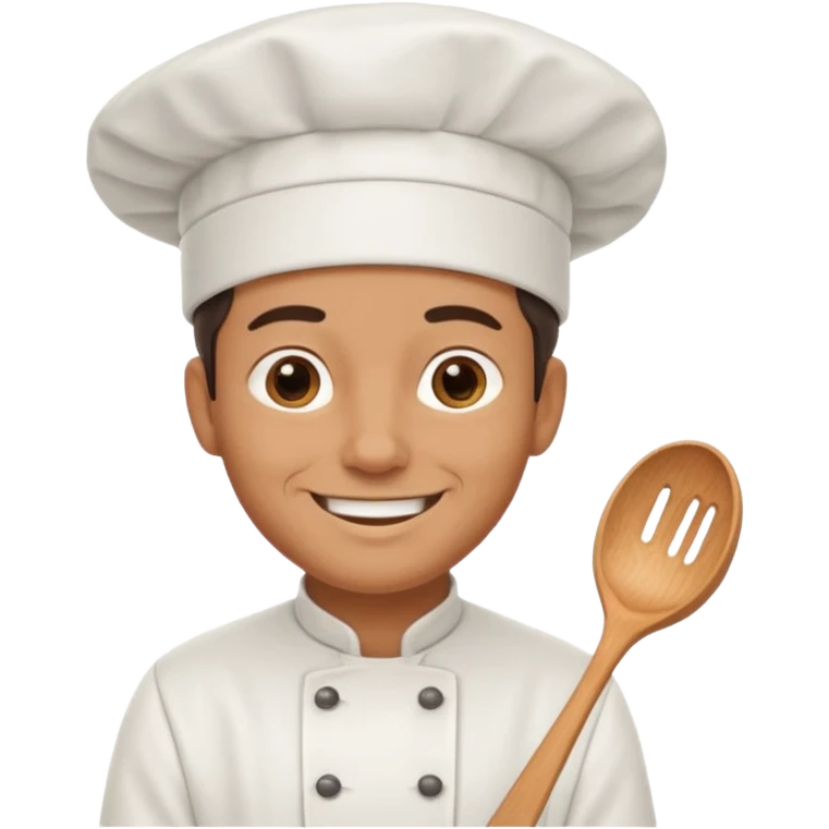 cook man without spoon  emoji