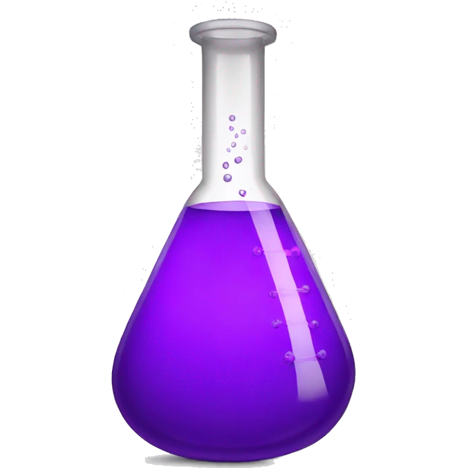 purple chemical flask emoji