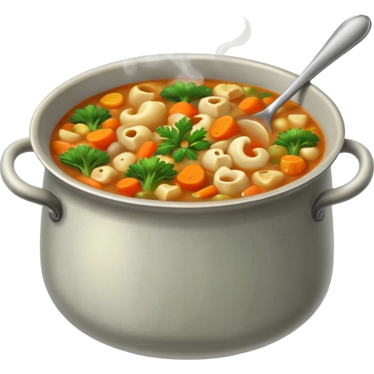 pot with soup emoji
