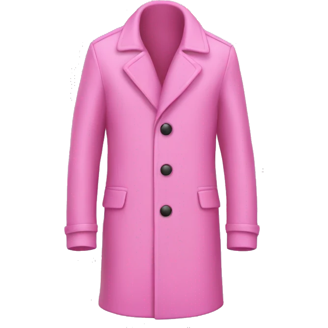 Pink coat emoji