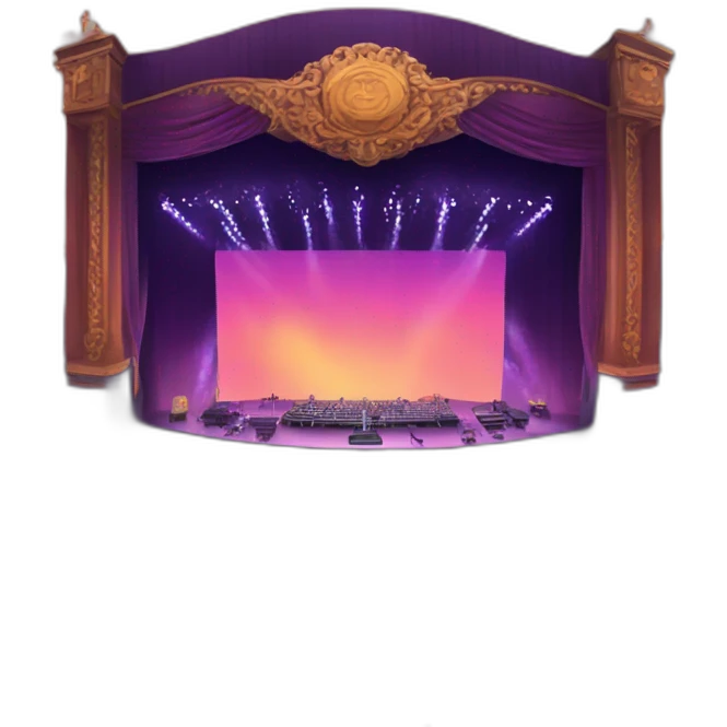 big concert stage emoji