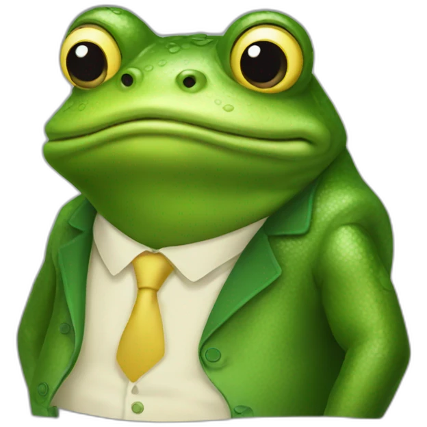 Trump frog emoji
