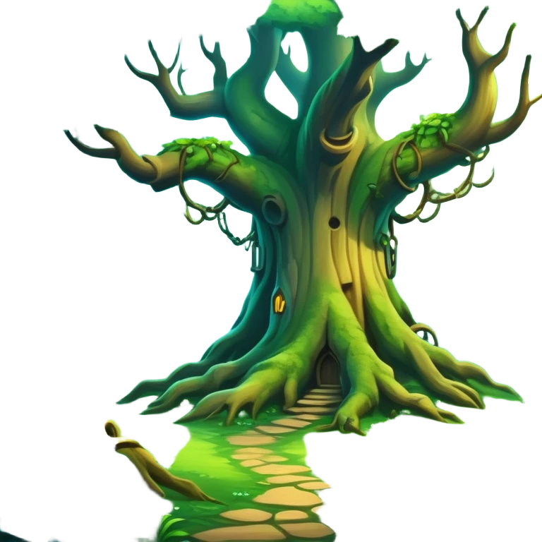 enchanted forest scene emoji