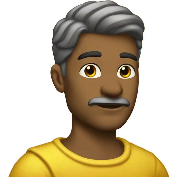 Gay lord in yellow t shirt emoji