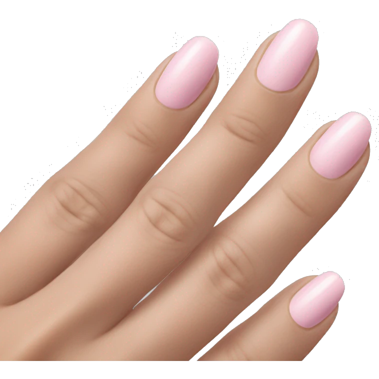Light pink nails emoji