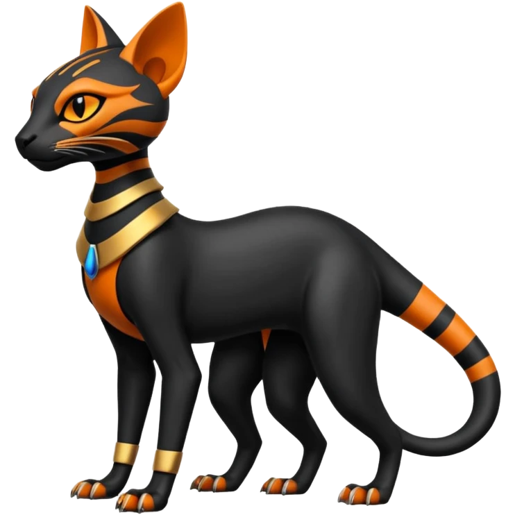 Salandit-Bastet-Fakémon-hybrid-creature (full body)  emoji