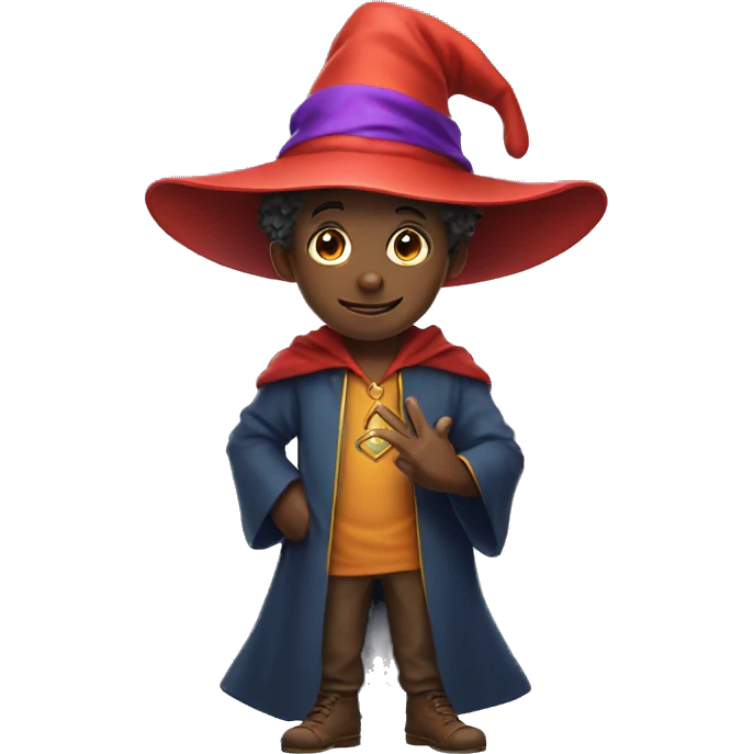 boy with magic hat  wizard  emoji
