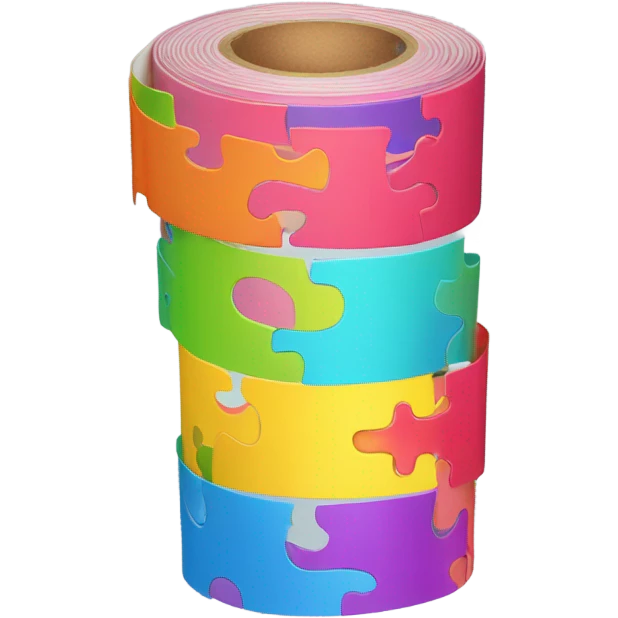 Puzzle tape emoji