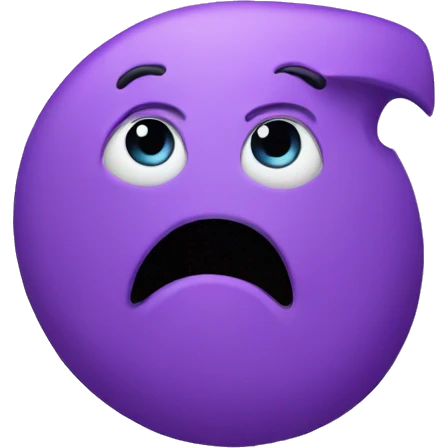 Purple-letter-S emoji
