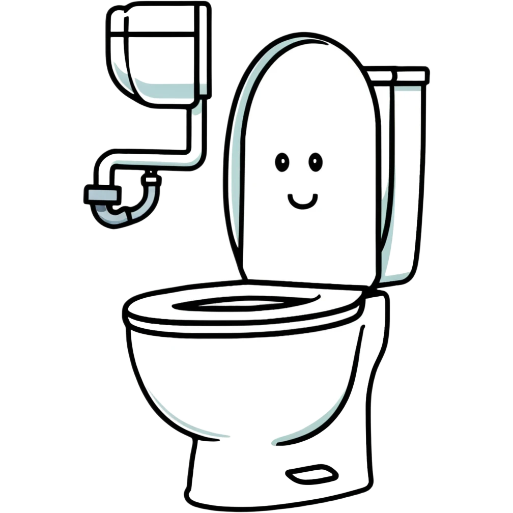person with head in toilet bowl emoji