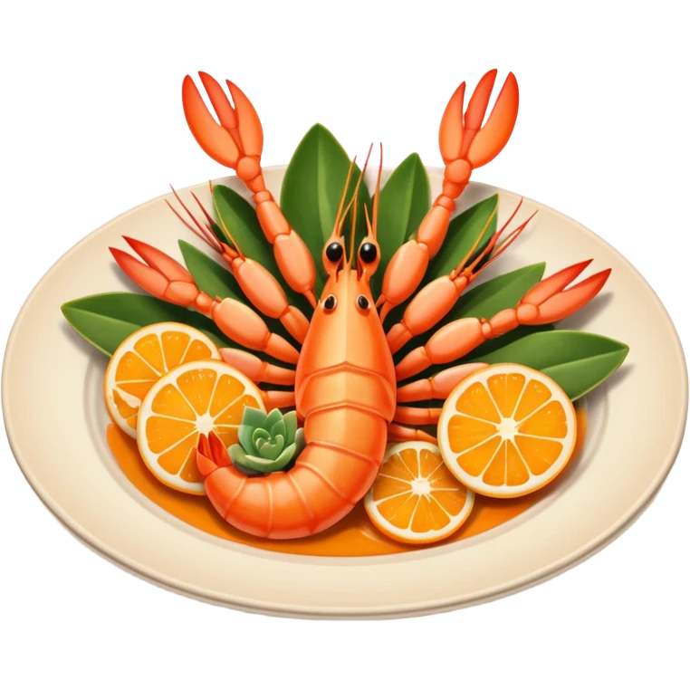 prawn plate emoji