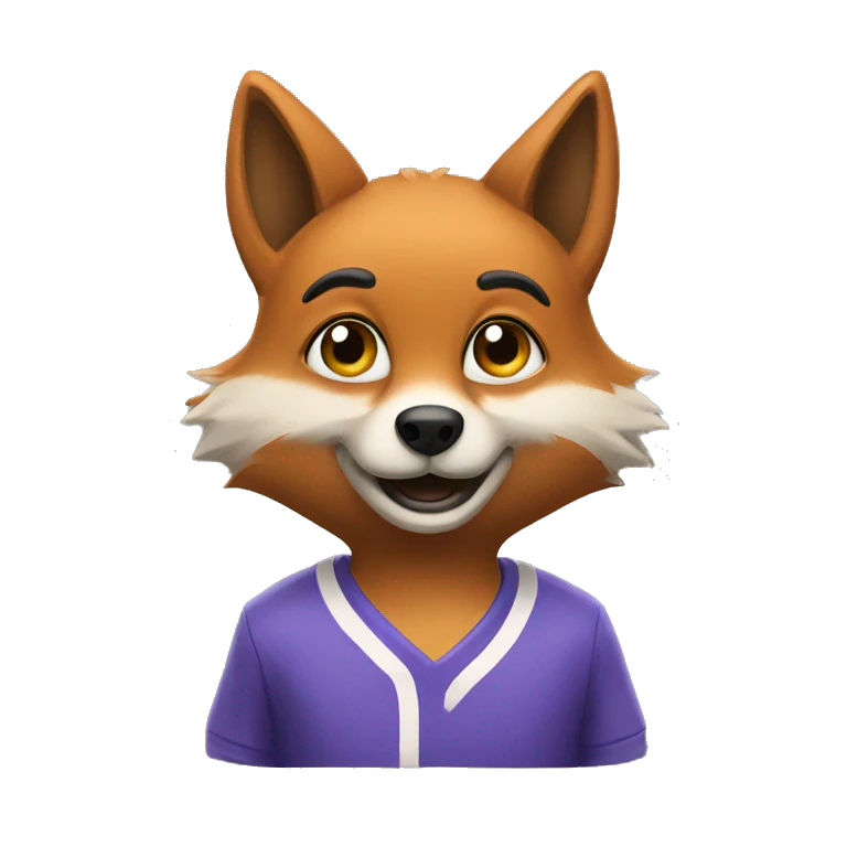 Una volpe che balla emoji