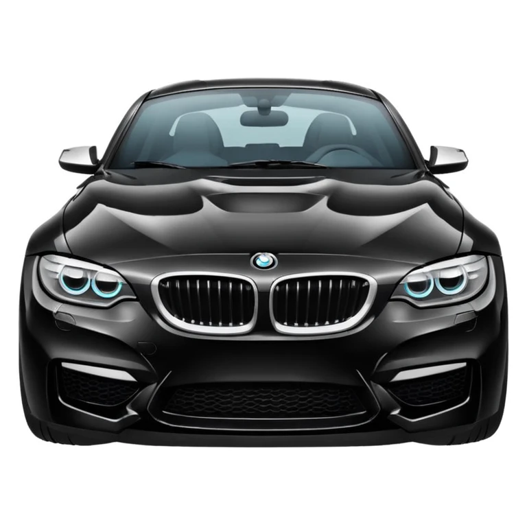 Make me a BMW car black  emoji