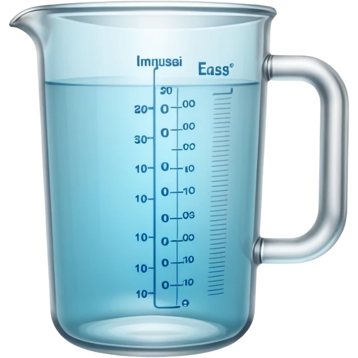 clear glass measuring cup emoji