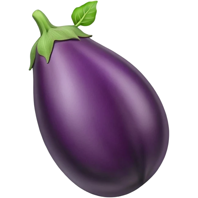 Eggplant with veins emoji