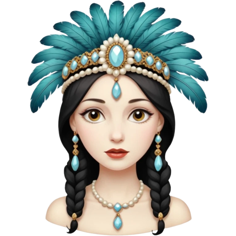 Old Style Fashion head emoji