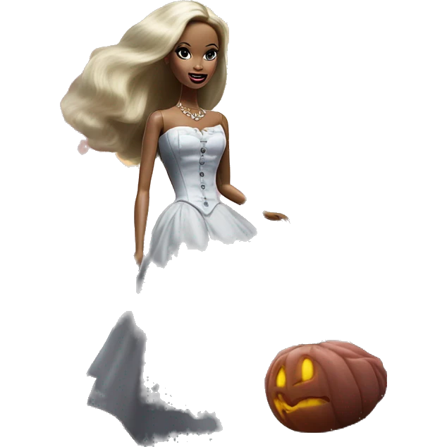 Barbie’s very old run-down frightening dangerous ghost-ridden haunted mansion nightmare scenario full harvest moon  emoji