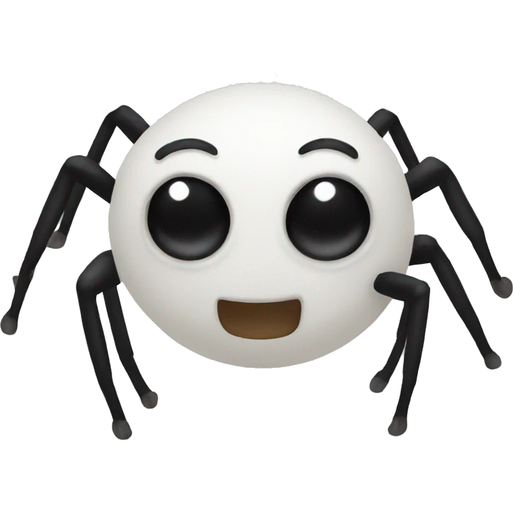 White spider emoji