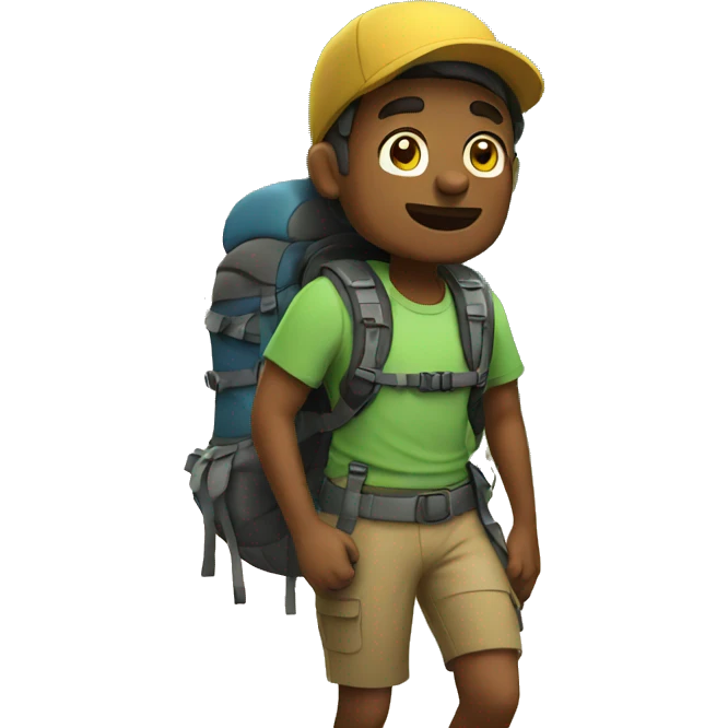 hiking emoji