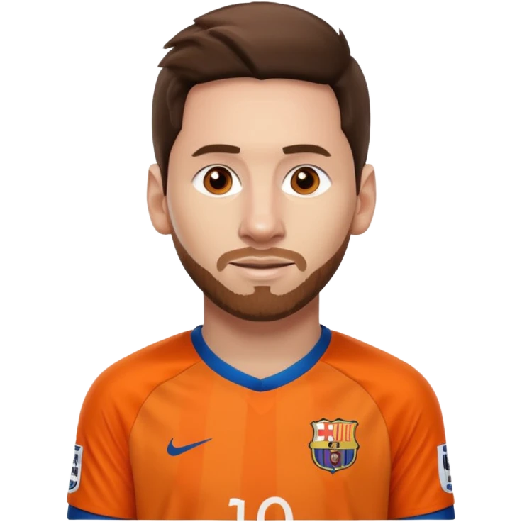 Messi portağal jersey emoji