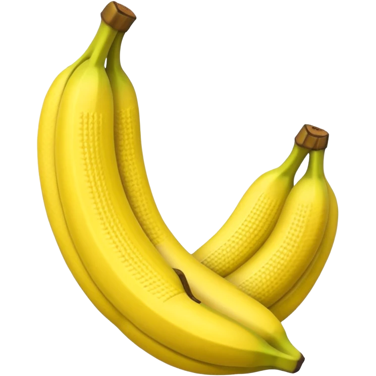 knitted fruit banana emoji