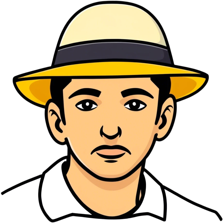Sicilian with hat emoji