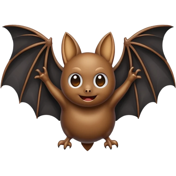 Flying bat emoji