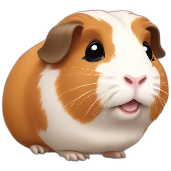 Guinea pig greeting emoji