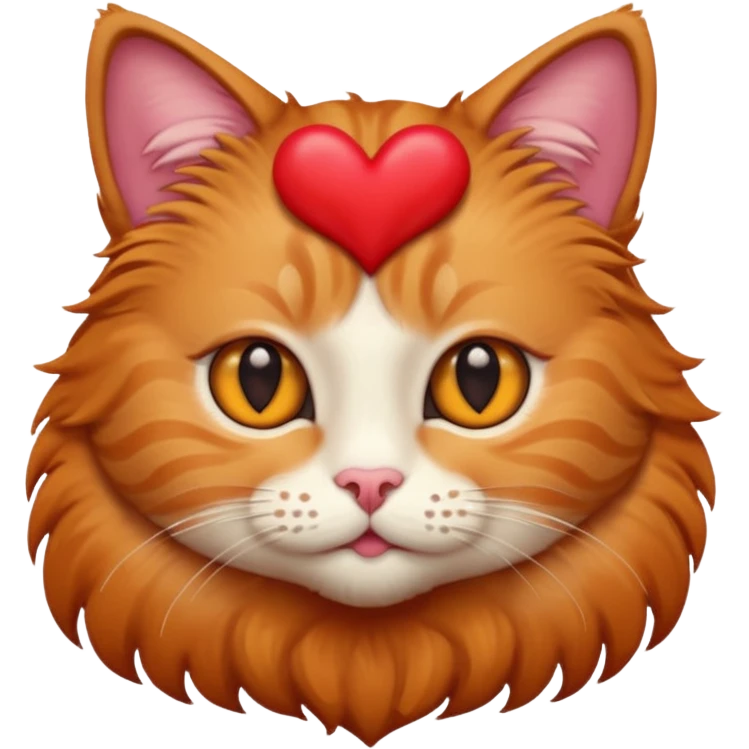 Cat in love emoji