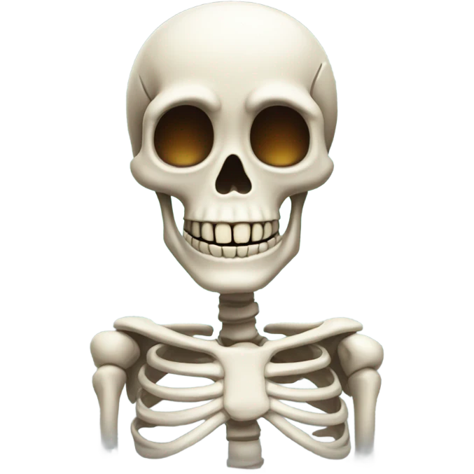 Happy skeleton  emoji