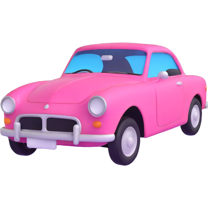 pink gothic car emoji
