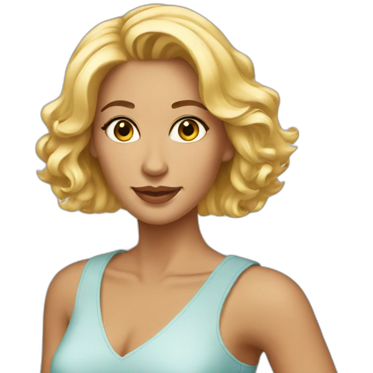 Pretty woman emoji