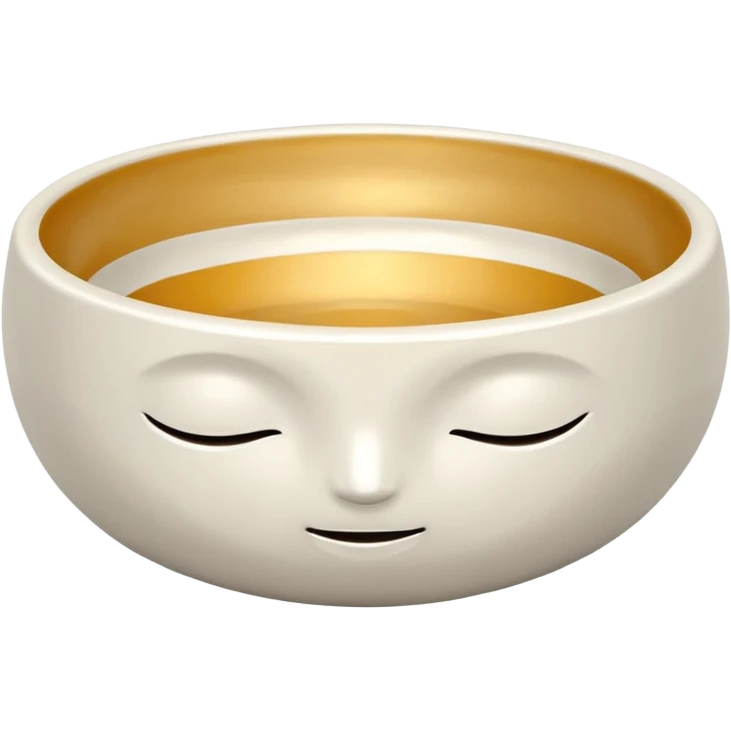 meditation bowl emoji