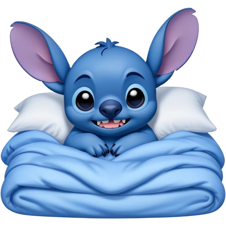 Stitch in bed emoji