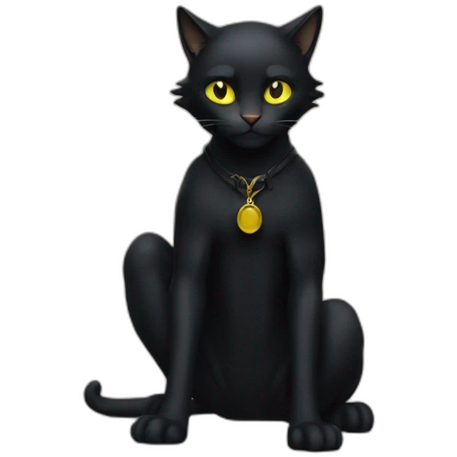 Chat noir emoji