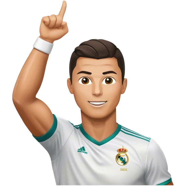 Cristiano Ronldo während er Jubelt emoji