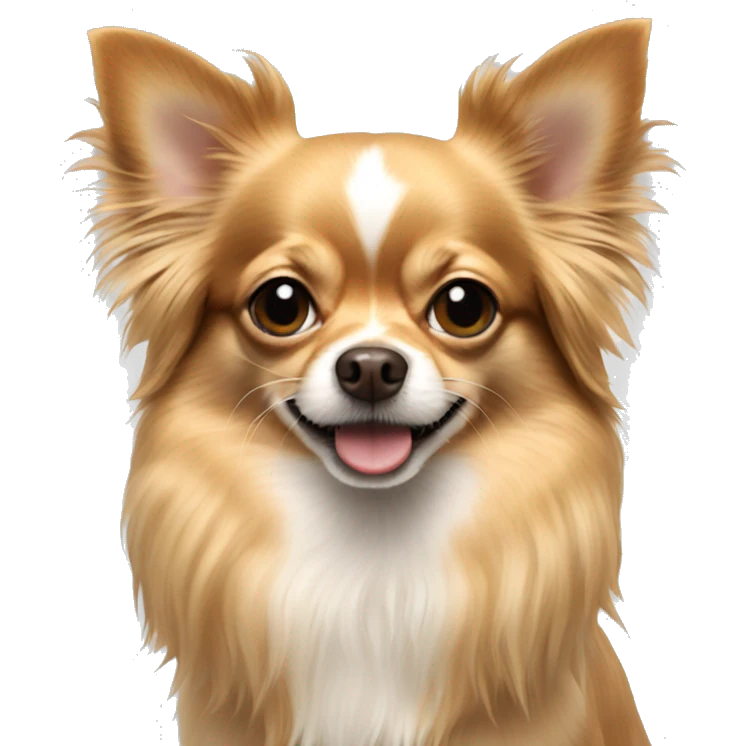 Long haired chihuahua  emoji