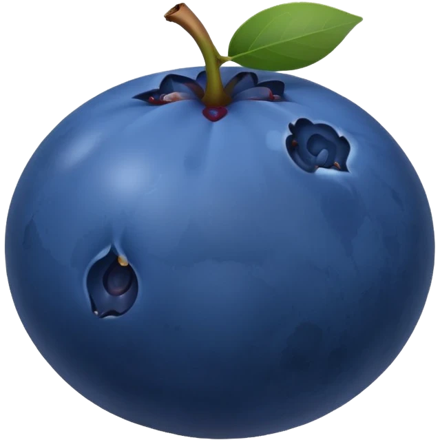 blueberry fruit emoji