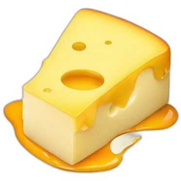 melting raclette cheese emoji