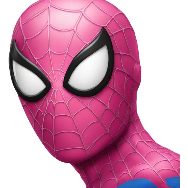 pink spiderman emoji