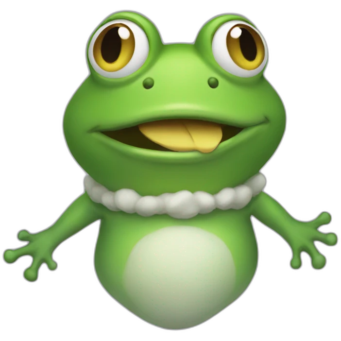 God in frog form emoji