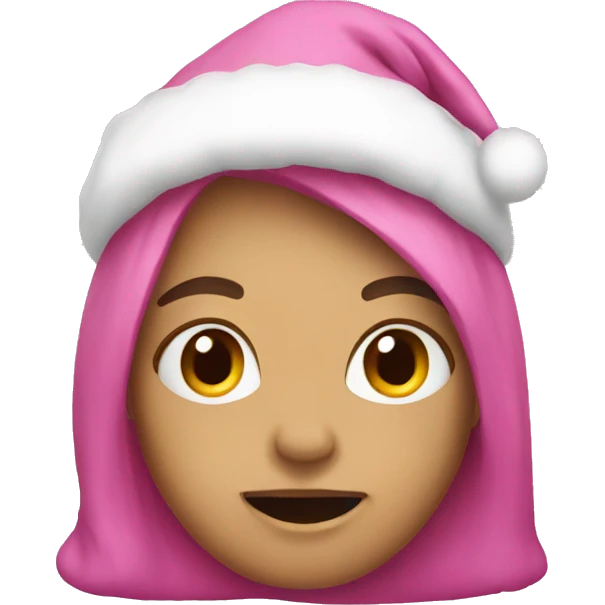 pink chrismas emoji